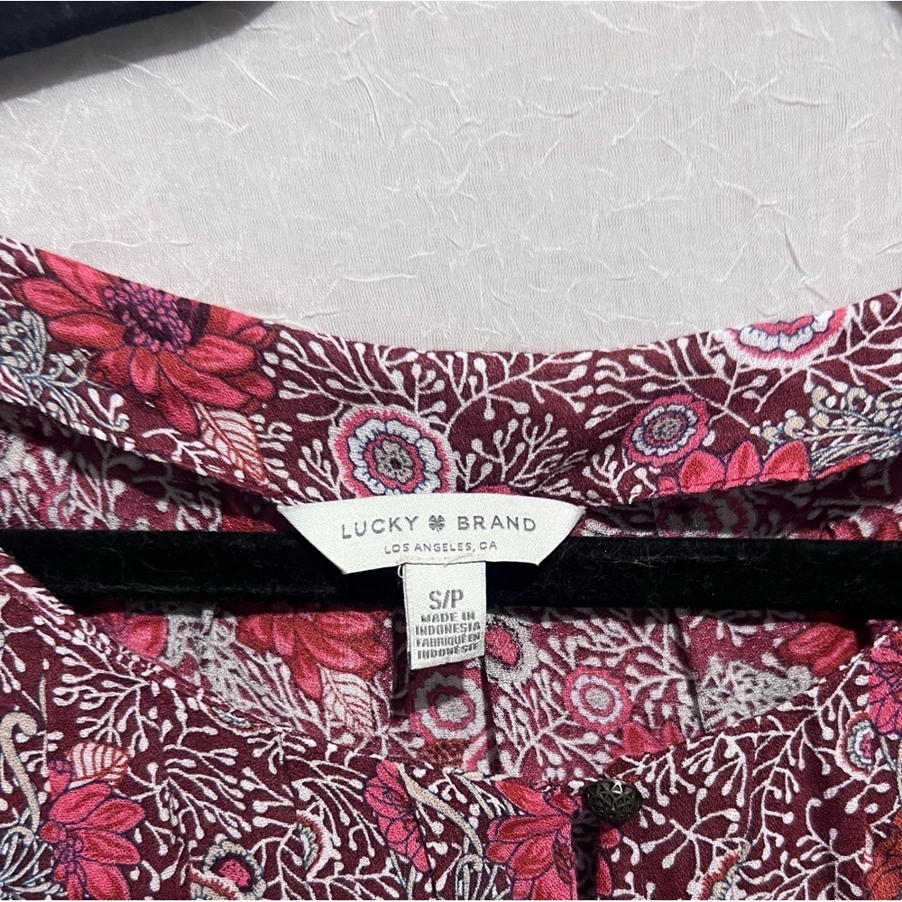 Lucky brand patterned blouse​​​ - Picture 3 of 7